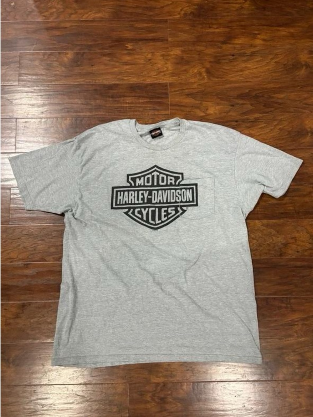Harley-Davidson Men's Short Sleeve Gray Logo T-Shirt